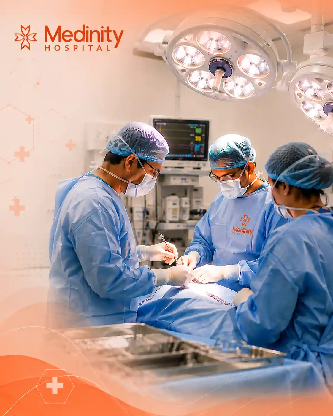 Advanced surgical services at Medinity Hospital Lucknow